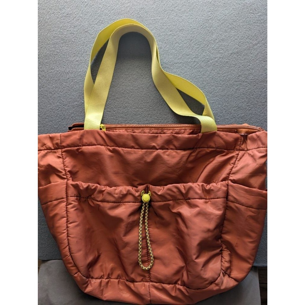 Madden Girl Women's Canvas Backpack Tote Bag Rust Orange Medium